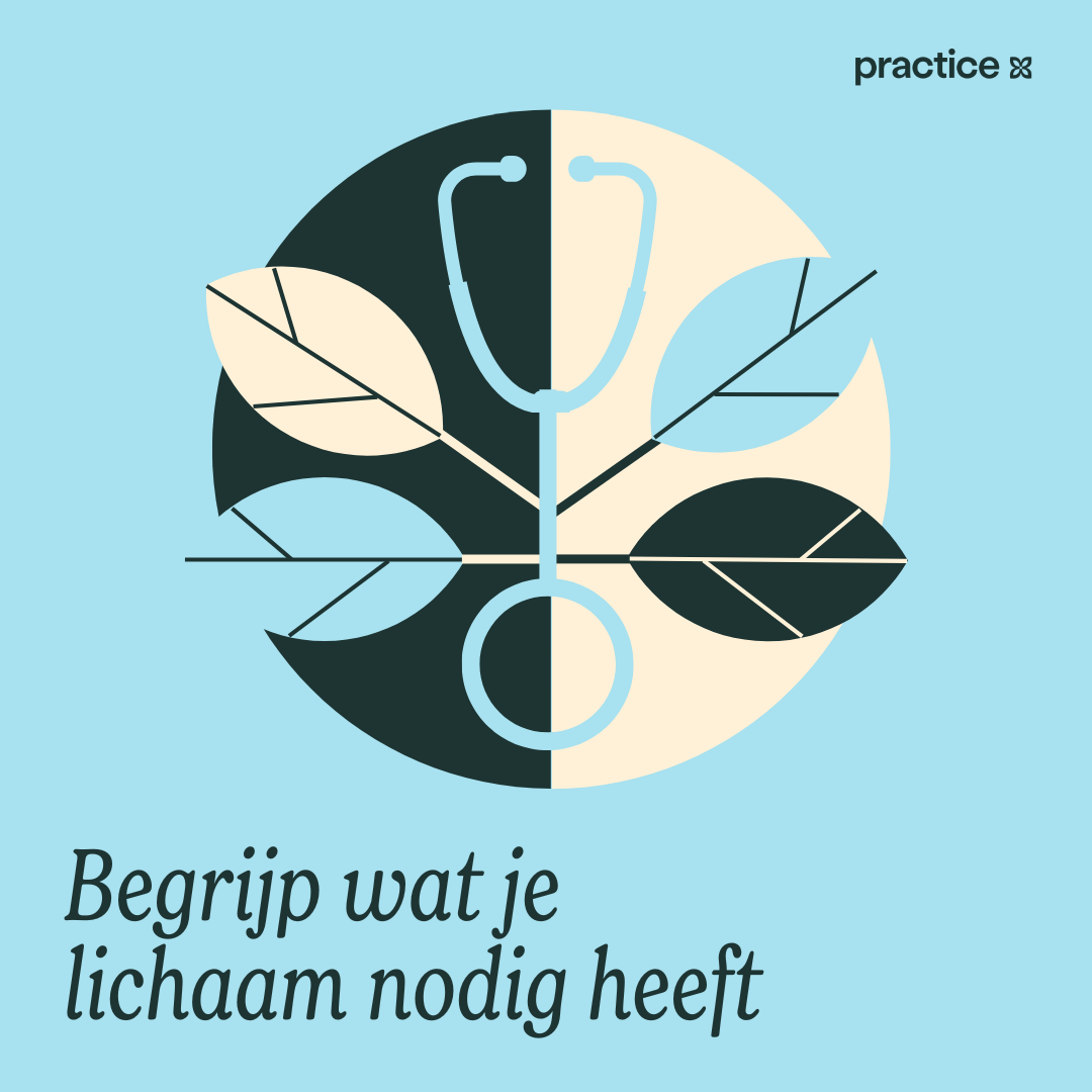 Begrijp wat je lichaam nodig heeft design