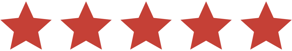5 Stars Red